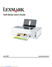 Lexmark 1500 Series User Manual