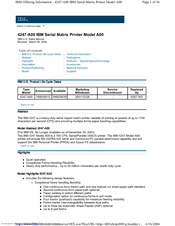 IBM Model A00 Sales Manual