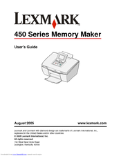 Lexmark 23C0000 - P 450 Color Inkjet Printer User Manual