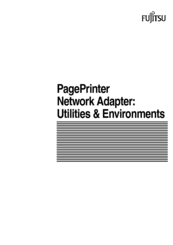 Fujitsu PagePrinter User Manual