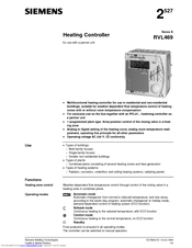Siemens RVL469 Operation Manual