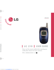 LG 210 User Manual