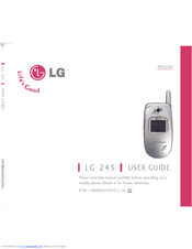 LG 245 User Manual