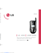 LG CX490 User Manual