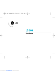 LG LED 500 User Manual
