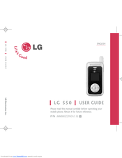 LG 550 Series User Manual