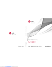 LG ELLIPSE 9250 Owner's Manual