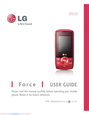 LG Force MMBB0345501 User Manual