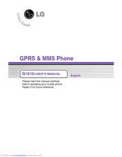 LG G1610 User Manual