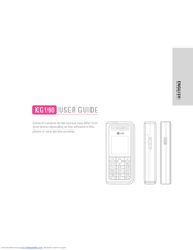 LG KG190 User Manual