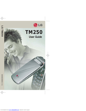 LG TM250 User Manual