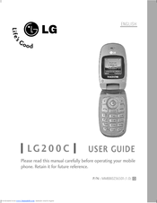 LG LG200C User Manual