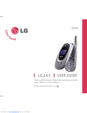 LG LG245 User Manual