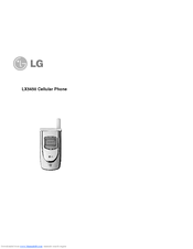 LG LX5450 Owner's Manual