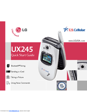 LG UX245 Quick Start Manual