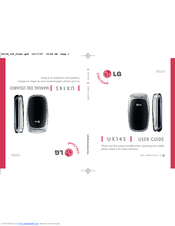 LG UX145 User Manual