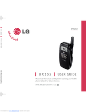 LG UX355 User Manual