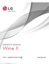 LG Wine II MMBB0386201 Owner's Manual