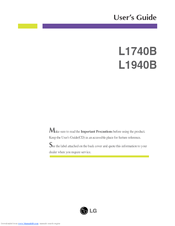 LG L1740B User Manual