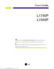 LG L1940P User Manual