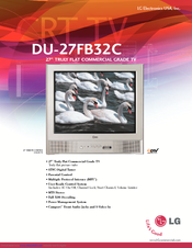 LG DU-27FB32C Specification Sheet