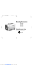 LG LVC-A911 Operating Instructions Manual