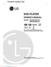 LG DK673X Owner's Manual