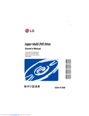 LG GSA-4120B Owner's Manual