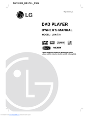 LG LDA-731 Owner's Manual