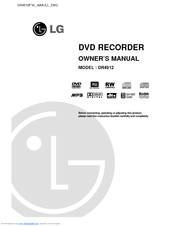 LG DR4912 Owner's Manual