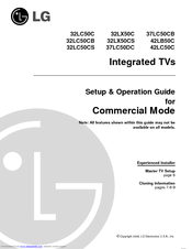 LG 37LC50DC Set Up And Operation Manual