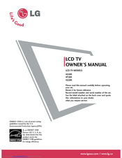LG 52LB9DF-UA Owner's Manual