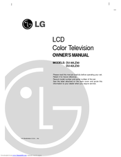 LG DU-42LZ30 Owner's Manual