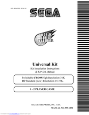 Sega Universal Kit Service Manual