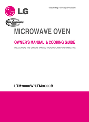 LG LRM1250W Owner's Manual & Cooking Manual