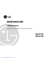 LG MS-267Y(S) Owner's Manual