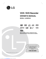 LG LGXBR342 Owner's Manual