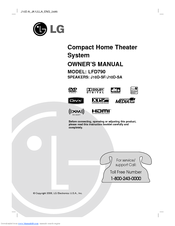 Lg LFD790 Owner's Manual