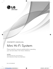 LG MFL63284608 Owner's Manual