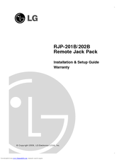 LG 202B Installation And Setup Manual
