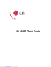 LG Phone LG150 Phone Manual