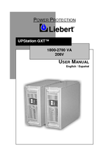 Liebert UPStation GXT1800RT-208 User Manual