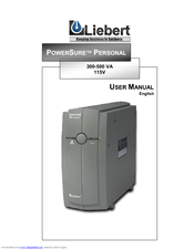 Liebert POWERSURE PSP300-115 User Manual