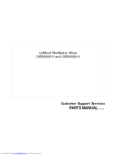 LeMond LeMond RevMaster Bikes LM350000-5 Parts Manual