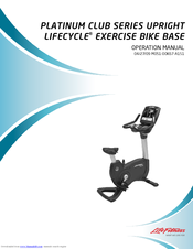 Life Fitness LIFECYCLE M051-00K67-A151 Operation Manual