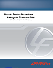 Life Fitness Upright Lifecycle Classic Series Operation Manual