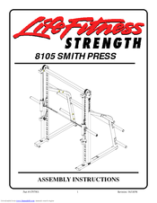 Life Fitness 8105 Assembly Instructions Manual