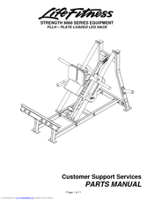 Life Fitness STRENGTH 9000 Series Parts Manual