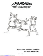 Life Fitness Hammer Strength GBHP Parts Manual