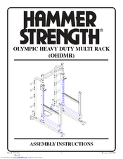 Hammer Strength Hammer Strength OHDMR Assembly Instructions Manual